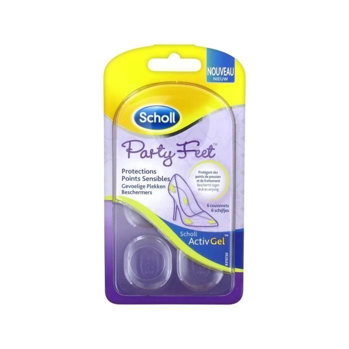 Scholl Party Feet Protections Points Sensibles 6 Coussinets