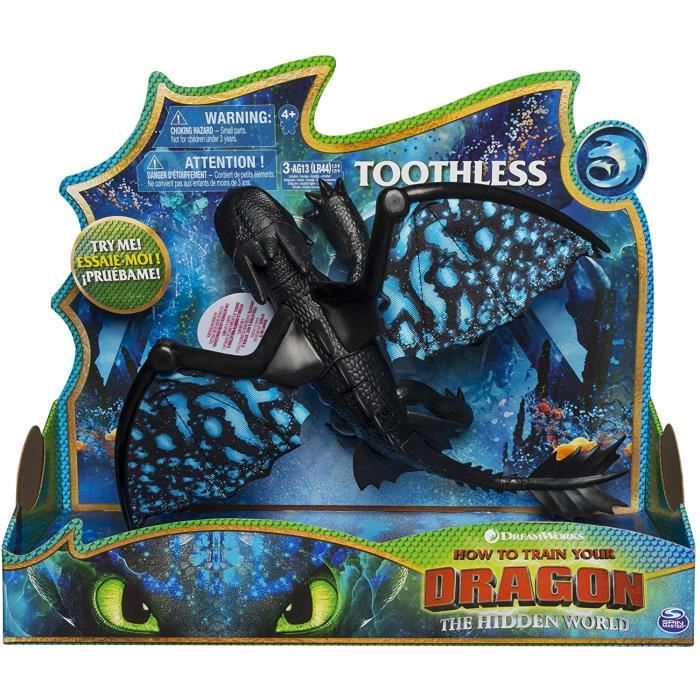 Movie Line Deluxe Dragons Toothless avec son et lumière