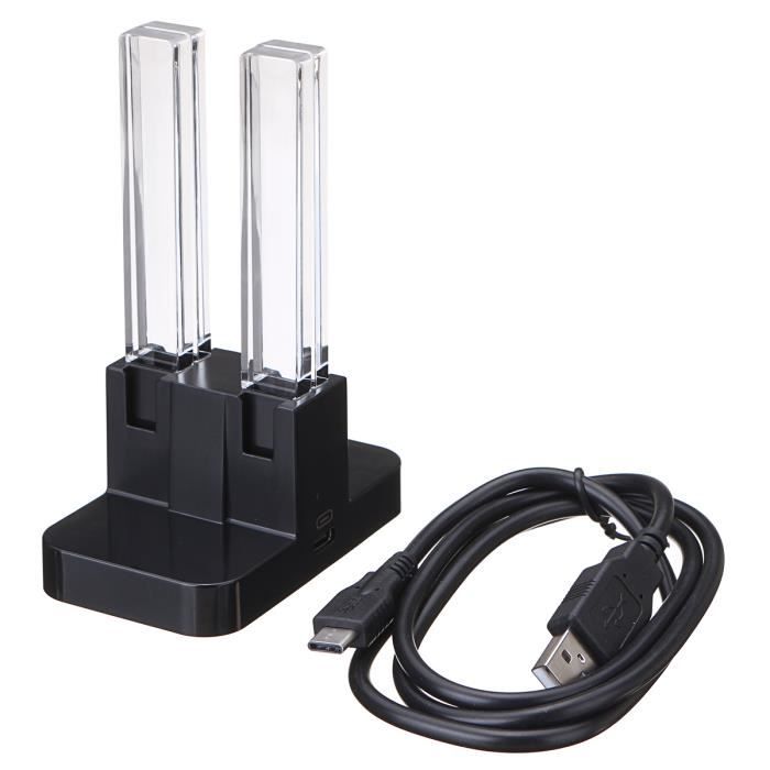 TEMPSA Station de Chargement LED Chargeur Berceau pour Nintendo Switch 4 Manettes Joy-Con 4 en 1 Support de Charge