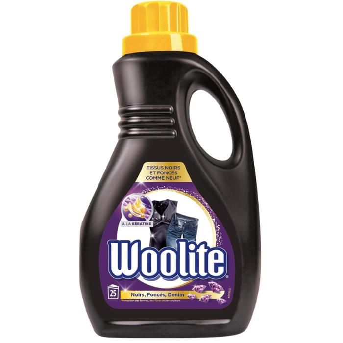 Détergent Liquide pour Vêtements Foncés Woolite (30 Doses)
