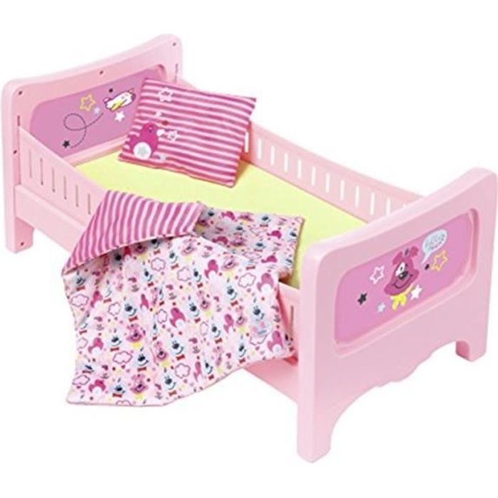 Accessoires pour poupées - Lit BABY born avec literie moelleuse