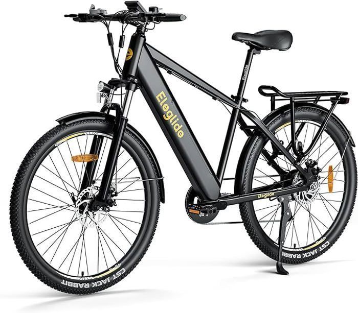 Eleglide E-Bike, T1 vélo électrique 27.5'' Trekking E-Cityrad avec batterie 13Ah, 100KM Lang Range, moteur 250W, Shimano 7 vitesses