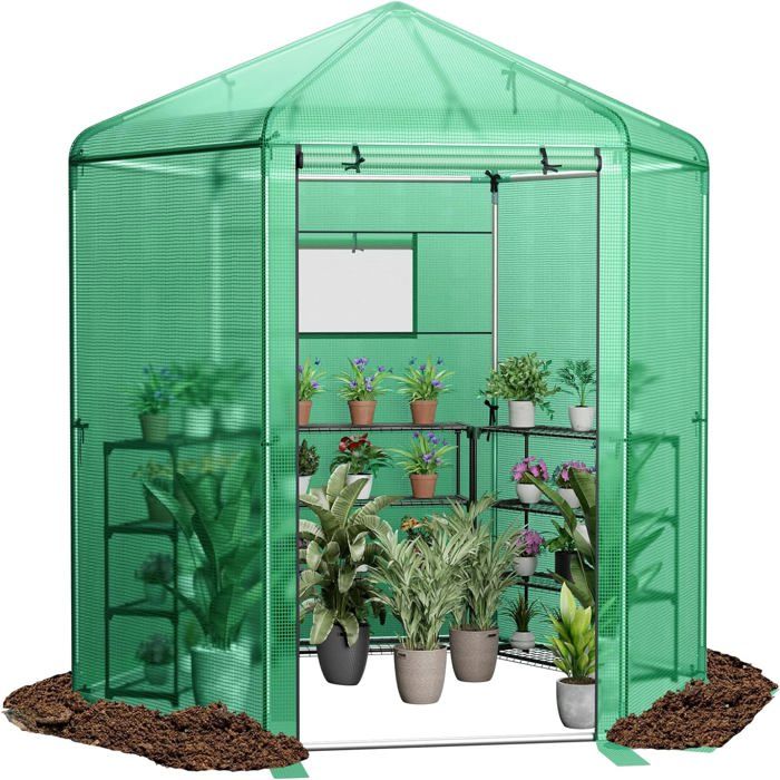 Serre Pop-Up Portable Pour Plantes D'Extérieur Et D'Nik, Mini Tente De User Inage, Couverture De