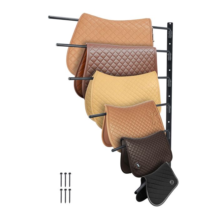 Support de Selle Cheval-VEVOR-6 Niveaux-Rangement de Couverture et Coussin-pour Matériels de Chevaux dÉquitation