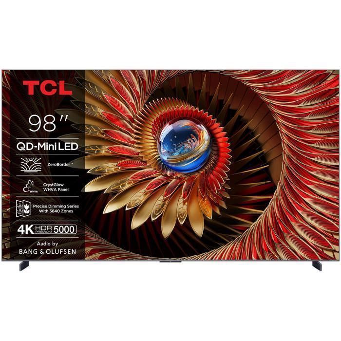 TV QD-Mini LED TCL 98Q8C - 98 - 4K UHD - HDR Dolby Vision IQ - 144Hz - Google TV