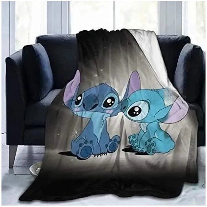 Couverture en Flanelle JINDING Microfibre Super Douce et Chaude- 100x150cm-Adaptée au lit et au Canapé-pour Adultes et Enfants