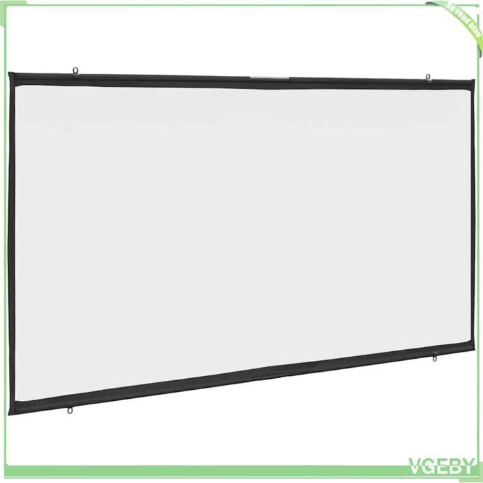 Écran De Projection 100 Pouces 16:9 – Pliable, Anti-froissage – Intérieur/extérieur