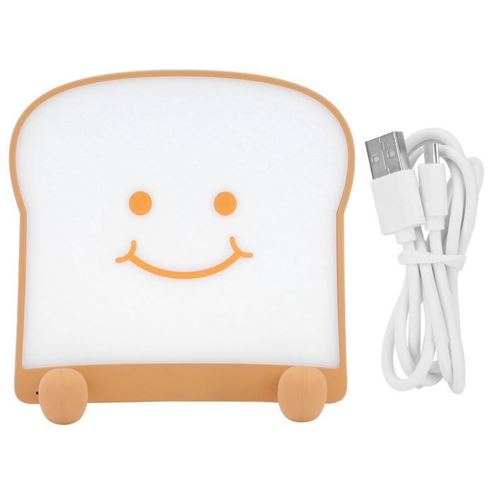 Veilleuse LED 3W Lampe de Nuit Enfants Veilleuse Dessin Animé Portable en Silicone pour Cadeaux Garçon Fille Label