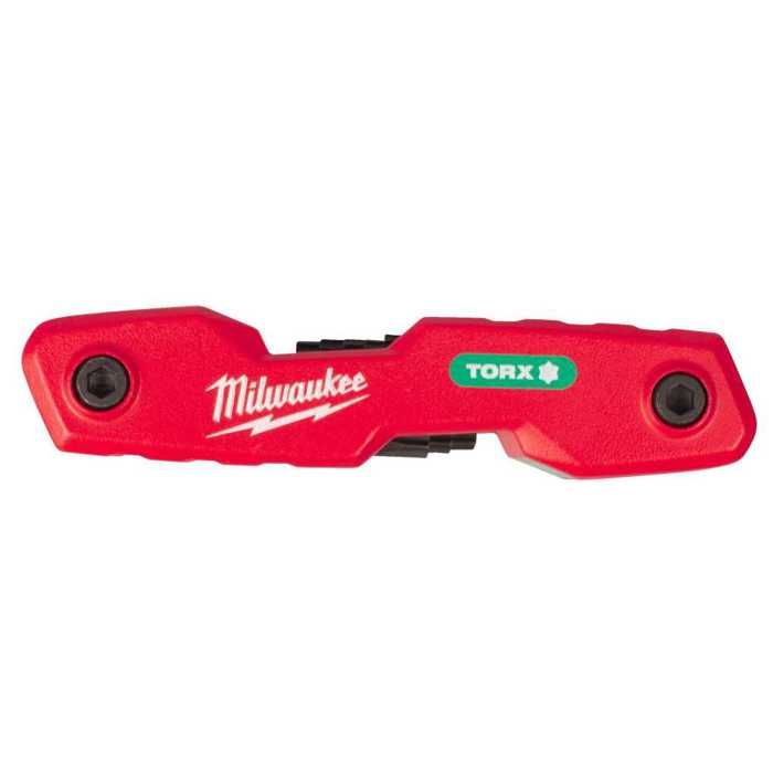 Milwaukee Jeu de cles Torx pliables 4932480979 T9-T40 boitier metal
