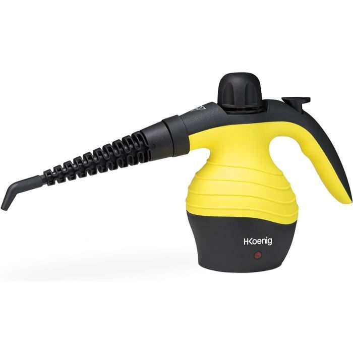 Nettoyeur Vapeur À Main 42 Bars Nv60 250 Ml Portable Portatif Compact Ergonomique Puissant 1000W 6 Accessoires Multi-Usage - Msd Sante Animale