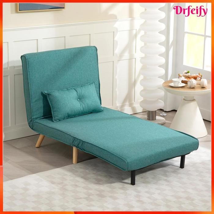 Fauteuil convertible - AKOZON - 11994 - 1 place - Dossier réglable 5 positions - Lit 190 cm