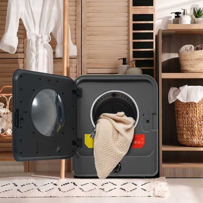 Sèche-linge à évacuation - VVBV - 830 W - 3 kg/45 kg - 5 programmes - Acier inoxydable - Vvbv