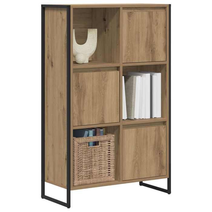 Étagère pour livres - Marron - Bibliothèque moderne - Chêne artisan 68x30x108.5 cm - bois dingénierie B3442