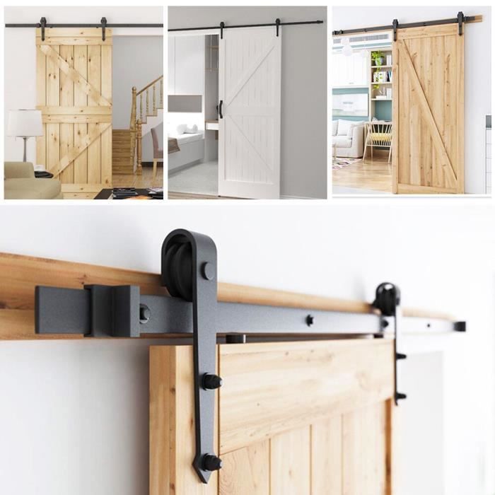 Ensemble de roulettes suspendues pour portes coulissantes Henderson - Pour  porte