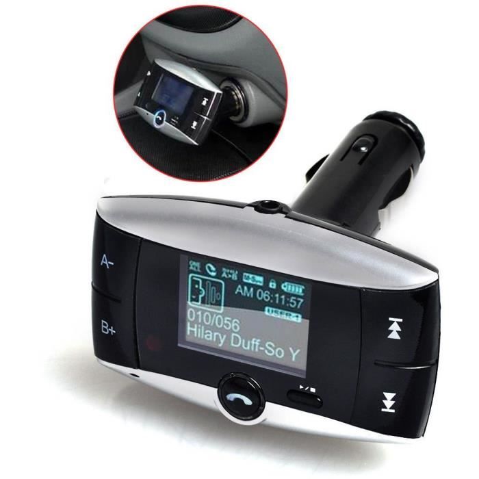 Bluetooth Kit de voiture Lecteur MP3 Kit transmetteur FM kit voiture avec SD lecteur USB de carte TF distance style voiture Transmet