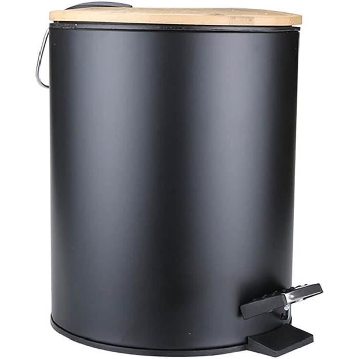 Poubelle Salle De Bain Kela Seau à Cosmétique Vert 3l, Poubelle à Pédale En Métal Pour La Salle De Bain, Poubelle De Salle De Bain Avec Seau Intérieur Et Anse, MONACO, Vert