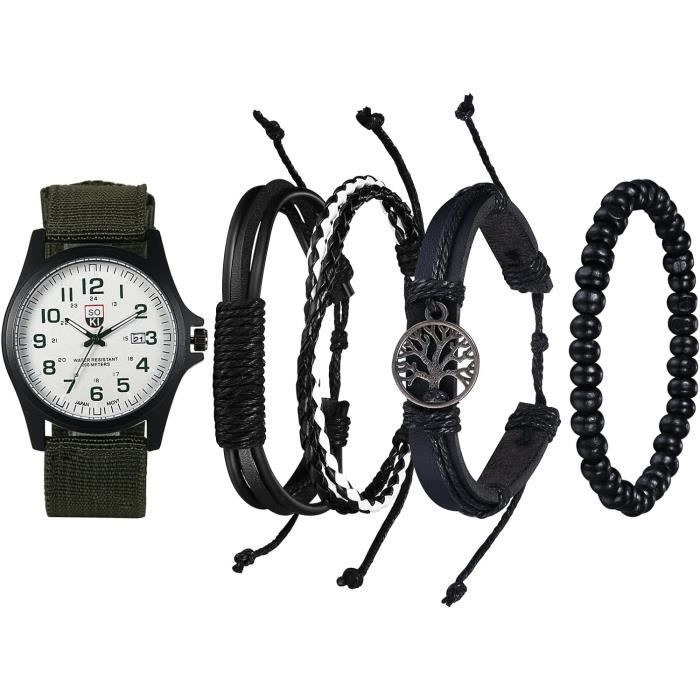 Montre homme bracelet discount tissu