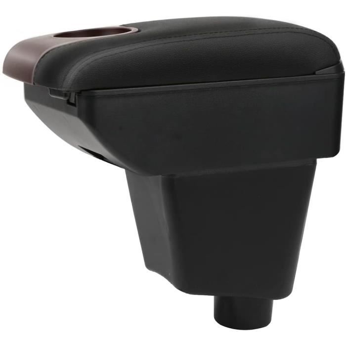 Reposabrazos Central Para Renault Clio 3/4 Y Captur (2012-2019) - Negro Con Blanco