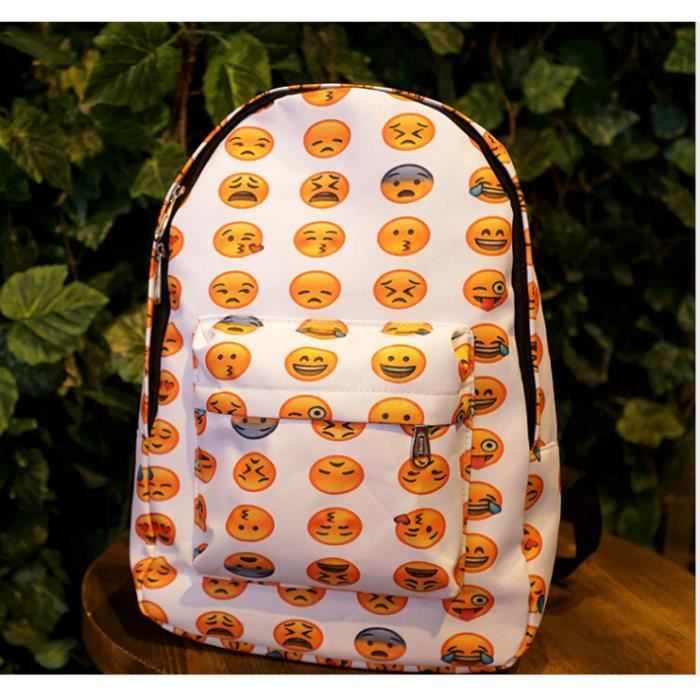 Sac emoji sac a dos d'?�cole - Cdiscount Bagagerie - Maroquinerie
