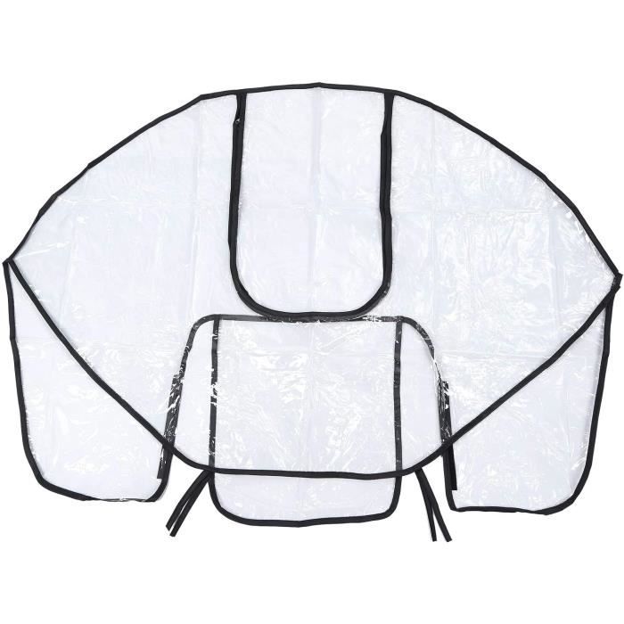 Housse Poussette Avion YOREPEK - Sac Transport Voyage Avec Bretelles Noir
