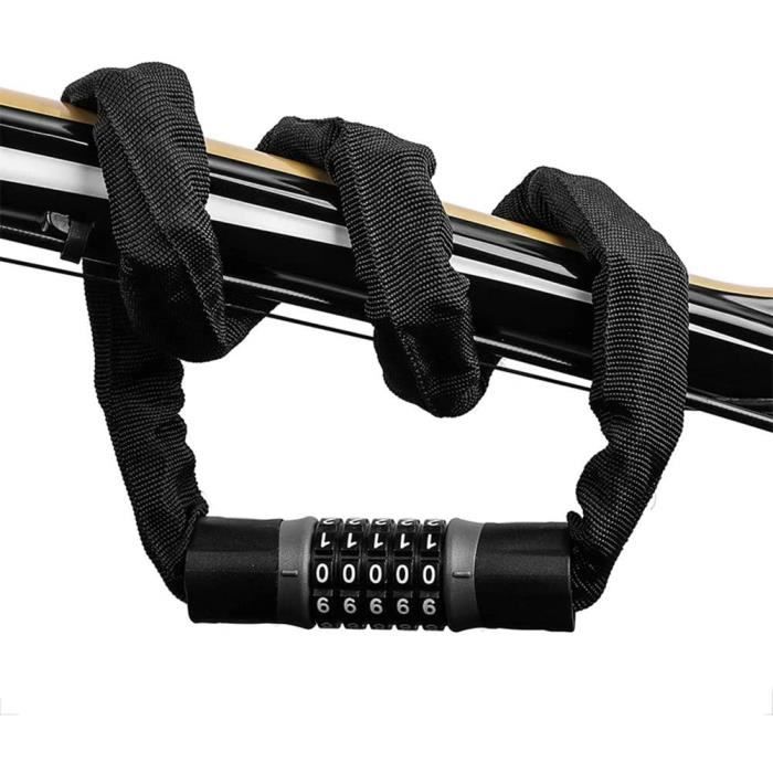 Vélo antivol casque serrure 4 chiffres mot de passe cyclisme serrure