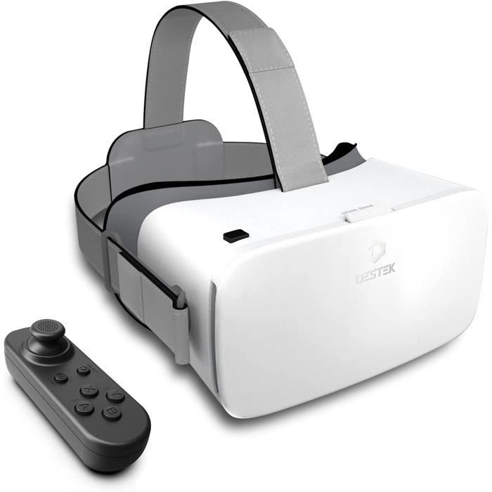 V5 VR Casque pour T l phone avec Manette 110 FOV HD Anti Lumi re