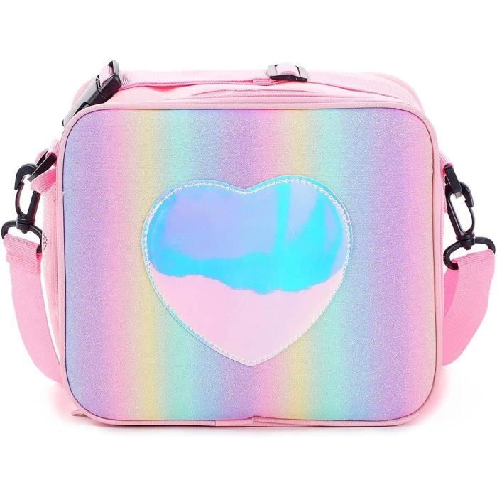 Sac Isotherme Personnalisé Sacs Déjeuner Imprimé Sac Repas Portable Lunch  Bag Mignon Petit pour Enfant Femme Lait de café brun : : Cuisine  et Maison