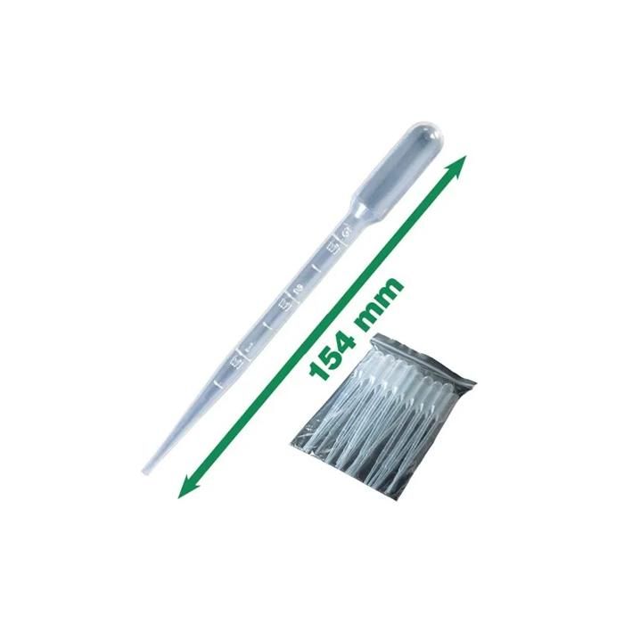Compte-gouttes En Verre Calibré - Lot De 6 Pipettes 1ml Pour Huiles Essentielles Et Médicaments