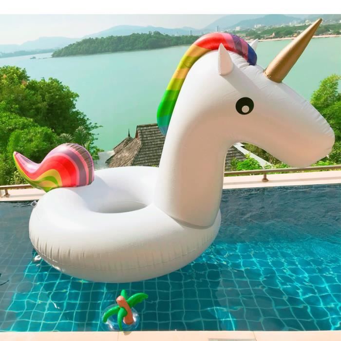 Anneau de natation gonflable flamant géant licorne adulte piscine Anneau de natation gonflable flamant géant licorne adulte piscine
