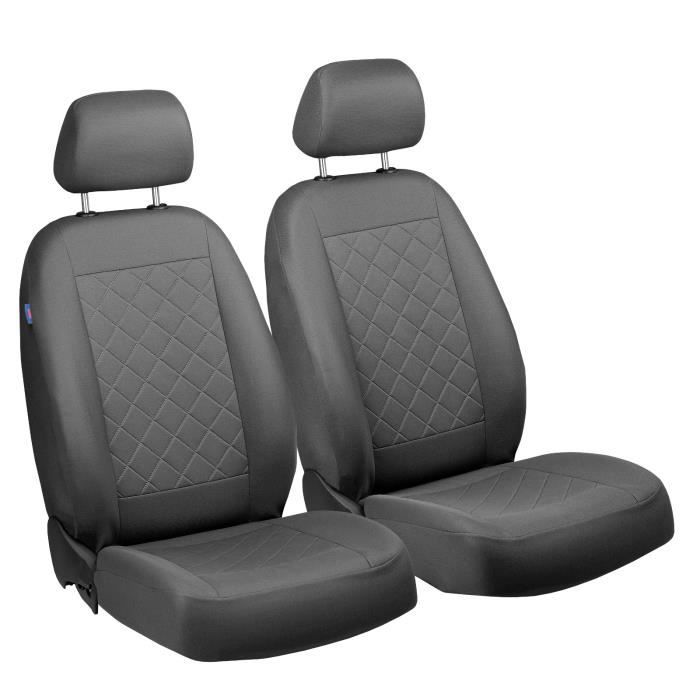 Housses De Siege Pour Dacia Sandero Housses Avant Premium Carres Gris Achat Vente Housse De Siege Housses De Siege Pour Dacia Cdiscount