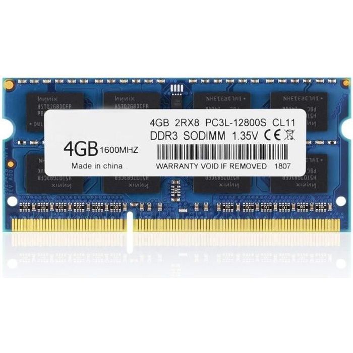4GB DDR3, DDR3 1600 PC3-12800 DDR3 RAM 2RX8 DDR3L 1600 Sodimm 1.35V ...