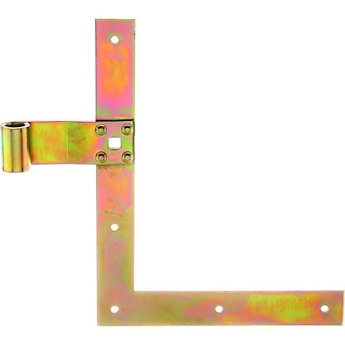 313326 Penture Équerre Bout Droit Ou Queue Carpe Haut Bas Galvanisée