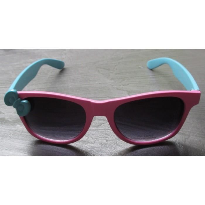 lunette de soleil femme noeud rose bleu pin up rockabilly