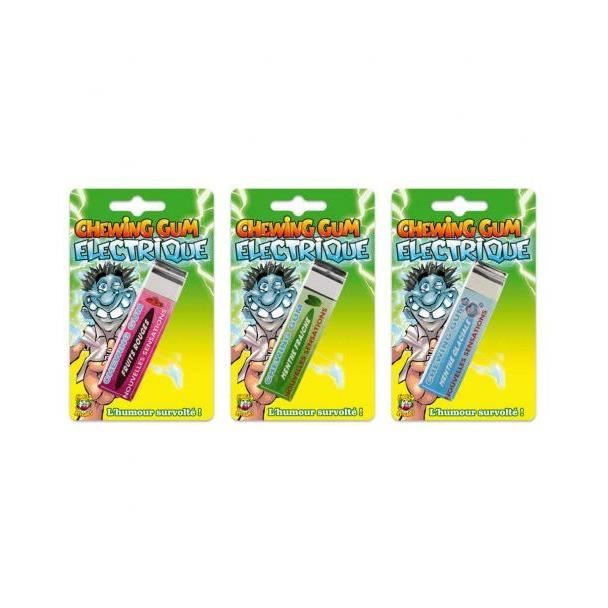 Paquet de Chewing Gum Électrique - Modèle Aléatoire - Farce et Attrape  Adulte Blague Décharge Choc - 120 - Cdiscount Jeux - Jouets