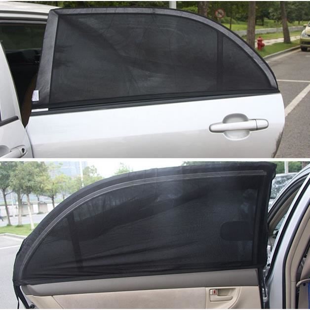 1 Paire De Vitres Laterales Arriere De Voiture Pare Soleil Rideau