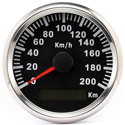 ELING Compteur de vitesse GPS étanche 200KM - H pour Buggy Moto avec  rétro-éclairage 85mm 12V - 24V - Cdiscount Auto