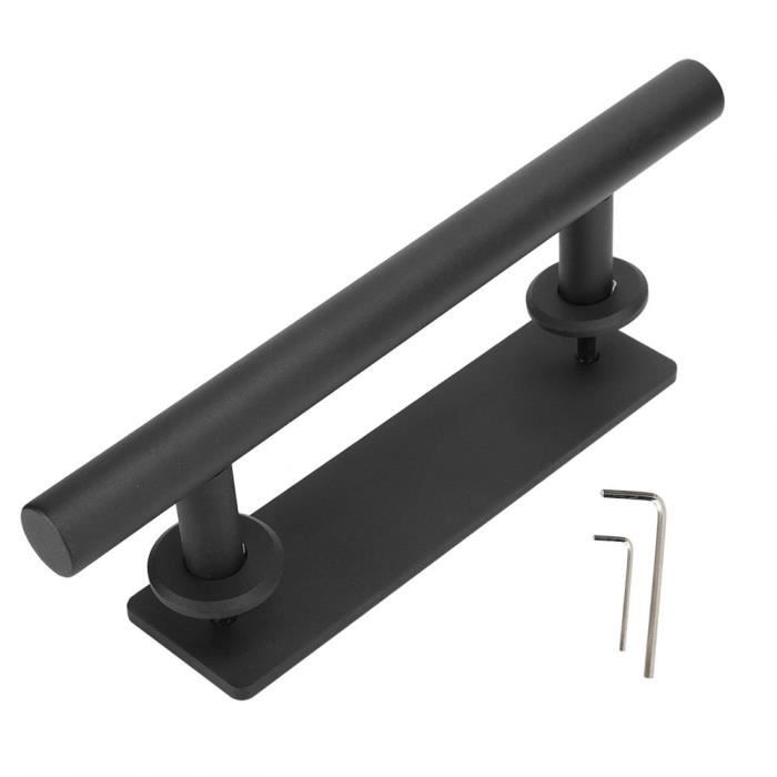 Poignée De Douche En Acier Inox 304 Type L - Pour Porte En Verre, Sert Aussi De Porte-serviette