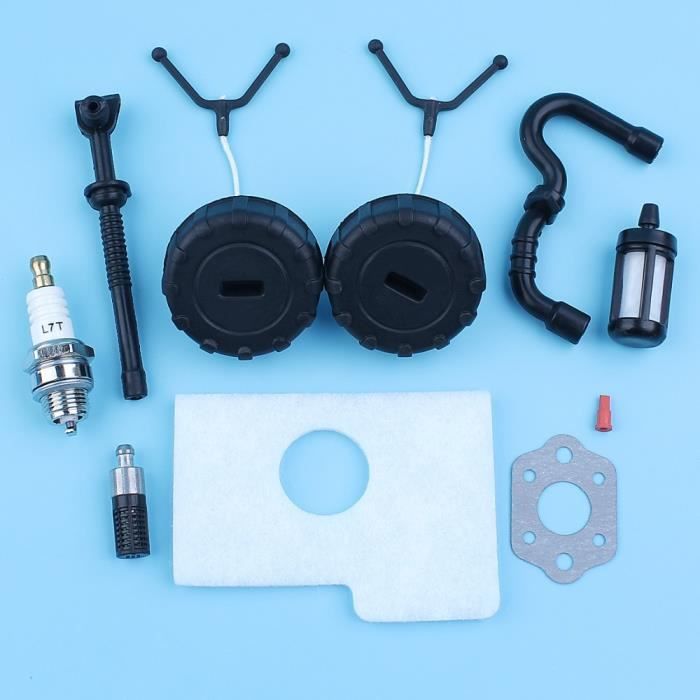 Kit D'entretien Pour Tronçonneuse Echo CS-490 CS-500P - Filtre à Air, Bougie, Filtre à Carburant