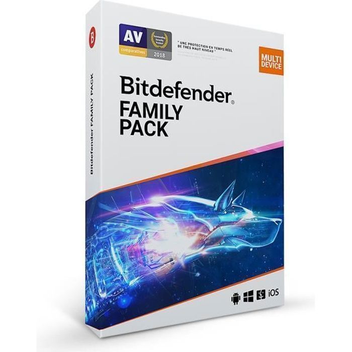 Bitdefender Family Pack 2024* (15 Appareils 3 Ans) Version Téléchargement Cdiscount