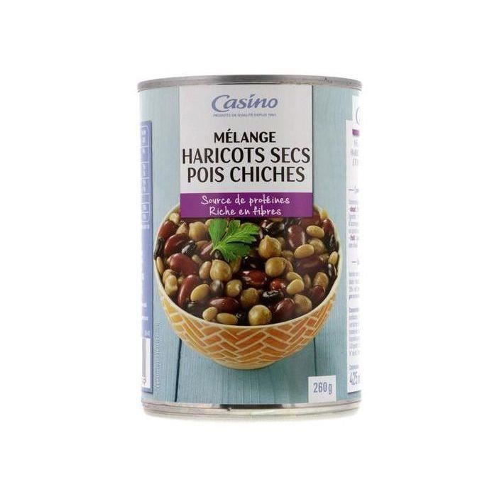 Casino Melange Haricots Secs Et Pois Chiches 260 G Cdiscount Au Quotidien