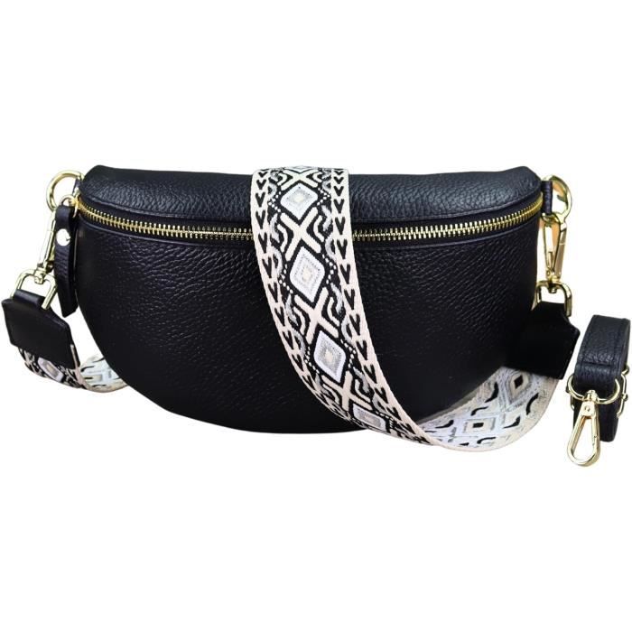 Sac Banane Bando XL – Poche Arrière Zippée Pour Arme Compacte (Glock 19), Ceinture Ajustable 80-112 Cm, EDC Léger