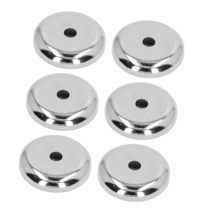 Lot Aimants Néodyme Fraisés Vissables - 10 Mm X 5 Mm, Trou 3 Mm - Puissants, Argentés - Neuf