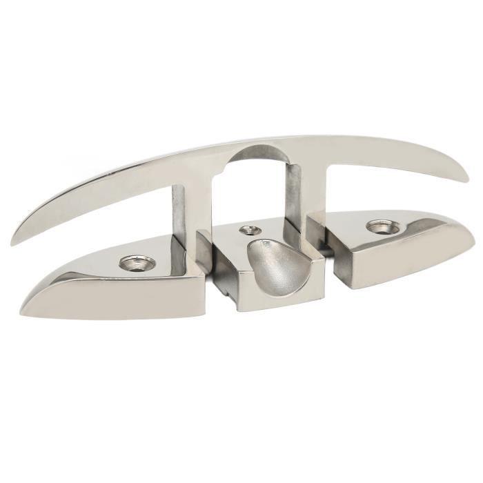 Taquet de Bateau Pliant en Acier Inoxydable 316, 4 Pièces, 4.7 Pouces, Corde d'amarrage pour Quai Marin, Accessoires pour Pont de Yacht Taquet de Bateau Pliant en Acier Inoxydable 316, 4 Pièces, 4.7 Pouces, Corde d'amarrage pour Quai Marin, Accessoires pour Pont de Yacht