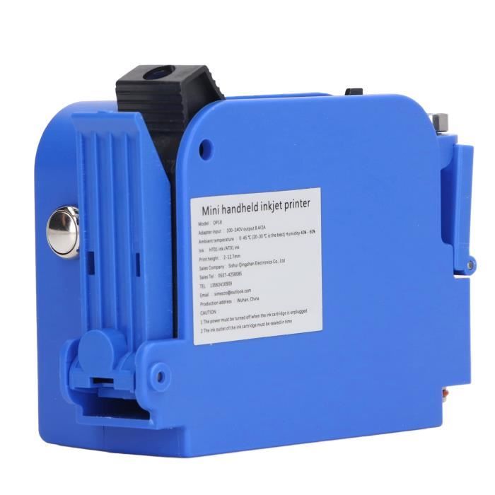 Imprimante à Jet D'encre Portable Luocute - Écran Tactile 4.3 Pouces, Sans Cartouche, Pour Codes-barres Et QR - Parfaite Pour L'étiquetage Industriel Et Alimentaire - 5