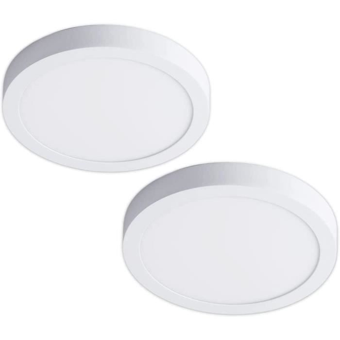LEDUNI LED Einbaustrahler 20W Rund – 2000 Lumen Kaltweiß 6000K, 120° Abstrahlwinkel, IP20, Für Deckenmontage