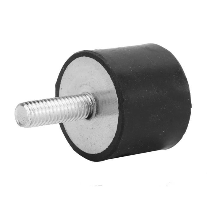 4pcs Silent Bloc M10x28mm Mâle Support Caoutchouc Amortisseur Vibration - D50mm X H20mm - Isolateur Choc Absorbeur