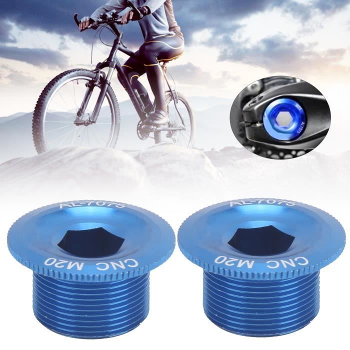 pédalier vis en alliage d'aluminium bicyclette chaîne roue vis... Vélo Manivelle Boulons