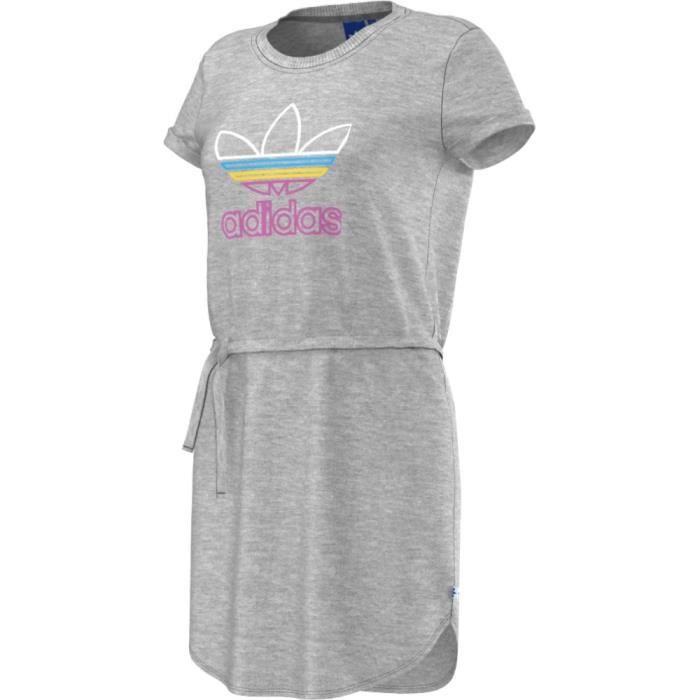 Beoordeling belofte dak ADIDAS ORIGINALS Robe T-shirt Femme Gris - Cdiscount Sport