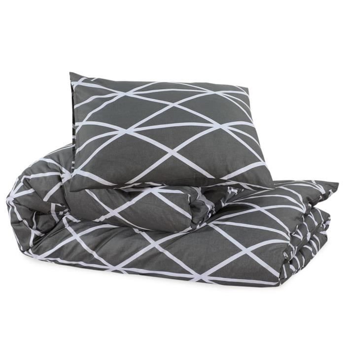 Erosebridal Parure de lit pour lit queen size motif vache des Highland avec housse de couette et housse de couette Motif animaux sauvages Gris/blanc Erosebridal Parure de lit pour lit queen size motif vache des Highland avec housse de couette et housse de couette Motif animaux sauvages Gris/blanc