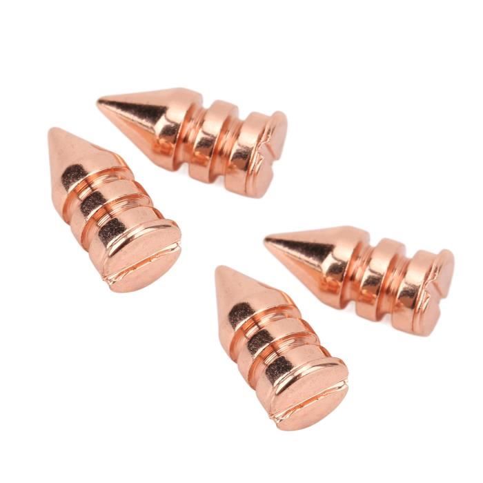 10 Pcs Pointes Cône Clous Argenté Rivets Pour Artisanat Cuir DIY